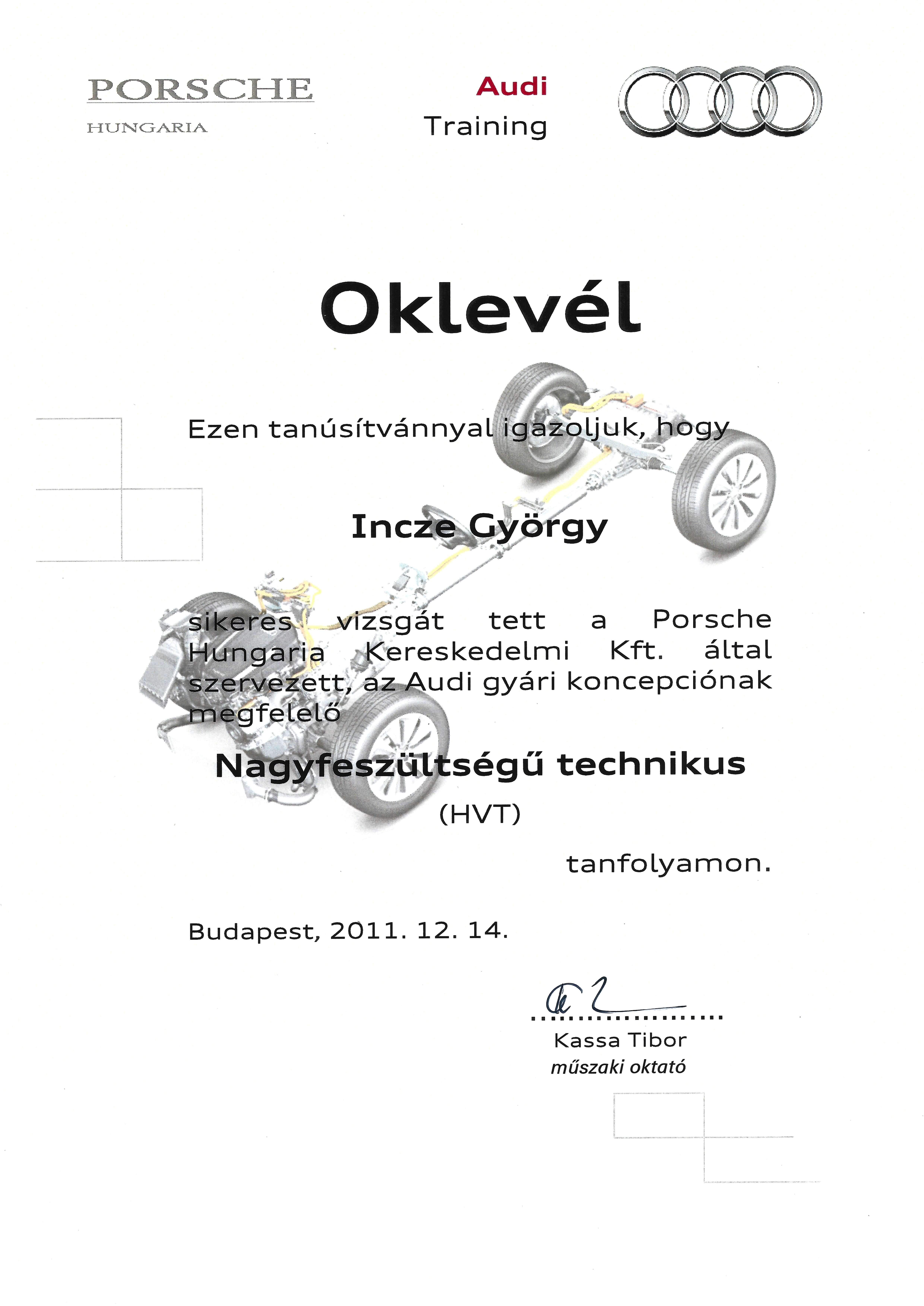 elektromos autó technikus